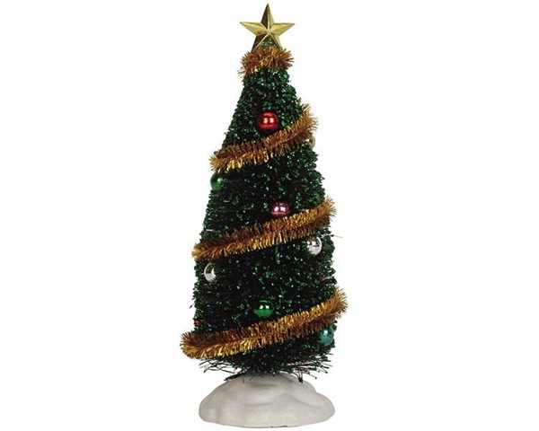 SPARKLING GREEN CHRISTMAS TREE, LARGE-en