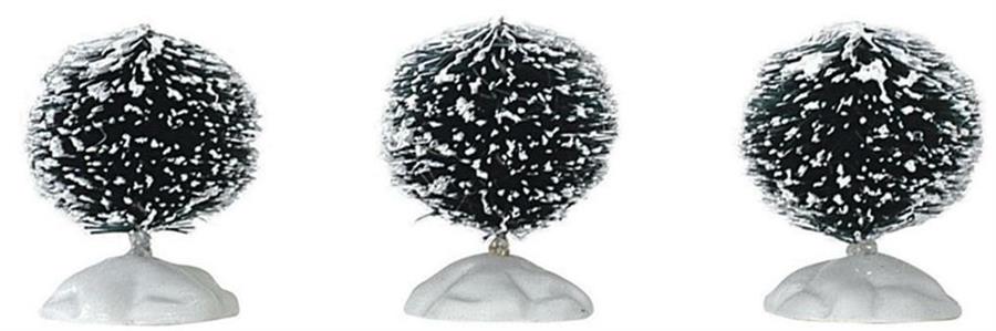 ROUND BRISTLE TREE, SET OF 3, MINI-en