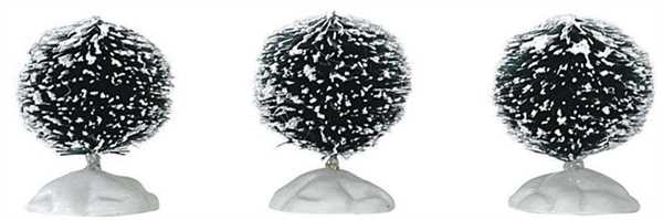 ROUND BRISTLE TREE, SET OF 3, MINI-en