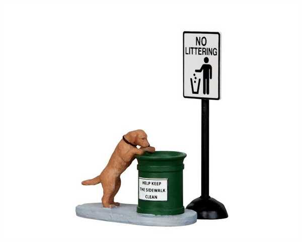 NO LITTERING, SET OF 2-en