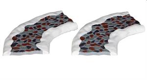 STONE ROAD - CURVED, SET OF 2-en