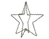 LED STAR OUT L98-W95-H98CM-400L BLACK/WARM WHITE-en