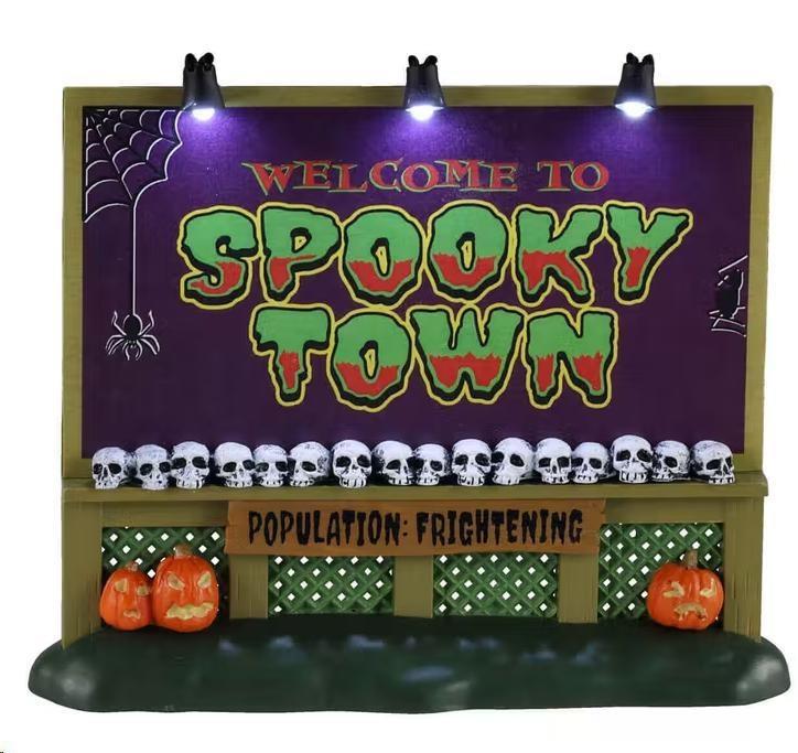 SPOOKYTOWN SIGN,-en