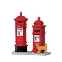 VICTORIAN MAILBOXES, SET OF 2-en