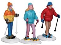 SNOWSHOE WALKERS, SET OF 3-en