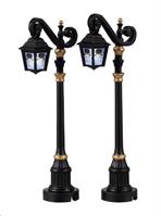 SKELETON DECO LAMP, SET OF 2-en