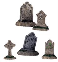 TOMBSTONES, SET OF 5-en