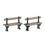 DOUBLE SEATED BENCH, SET OF 2-en