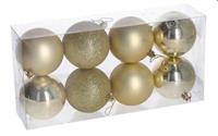 SFERA PLASTICA CONFEZIONE 8 PEZZI ORO CM Ø8-en