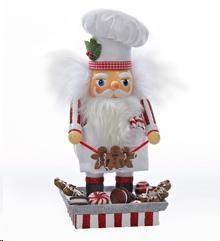 HOLLY WOOD SANTA GINGERBREAD CHE-en