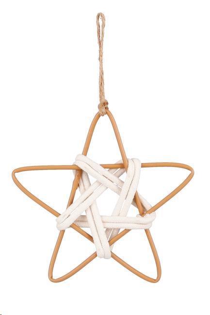 ORNAMENT STAR OFF WHITE - H2XD20CM-en