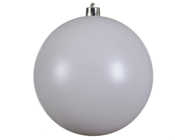 PALLINA NATALE PLASTICA DIA20CM WINTER WHITE