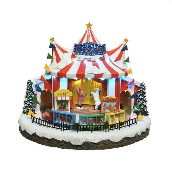 SCENA CIRCUS LED DA INTERNO MULTICOLOR 32X35X25CM-15L