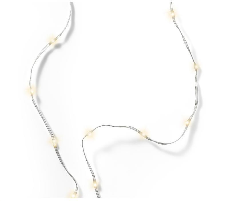 MICRO LED FLEX STRING LIGHTS OUT. 1350CM-180L TRANSP./WARM W-en