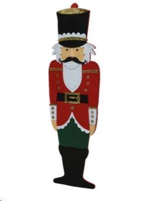 NUTCRACKER FELT L8-W18-H62CM MULTI-en