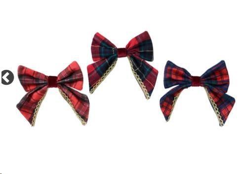 BOW POLYESTER L2-W16-H16CM RED/COL-en