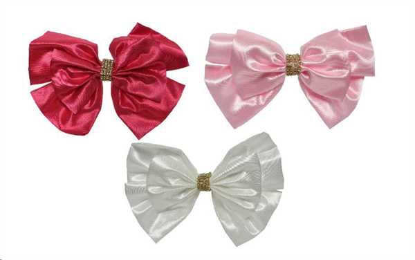 BOW POLYESTER L2-W15-H17CM ASS-en