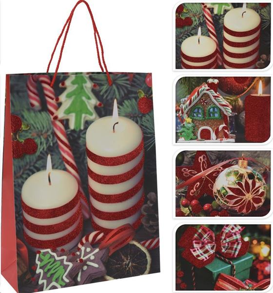 BORSA REGALO NATALE 30X40CM 4A-en