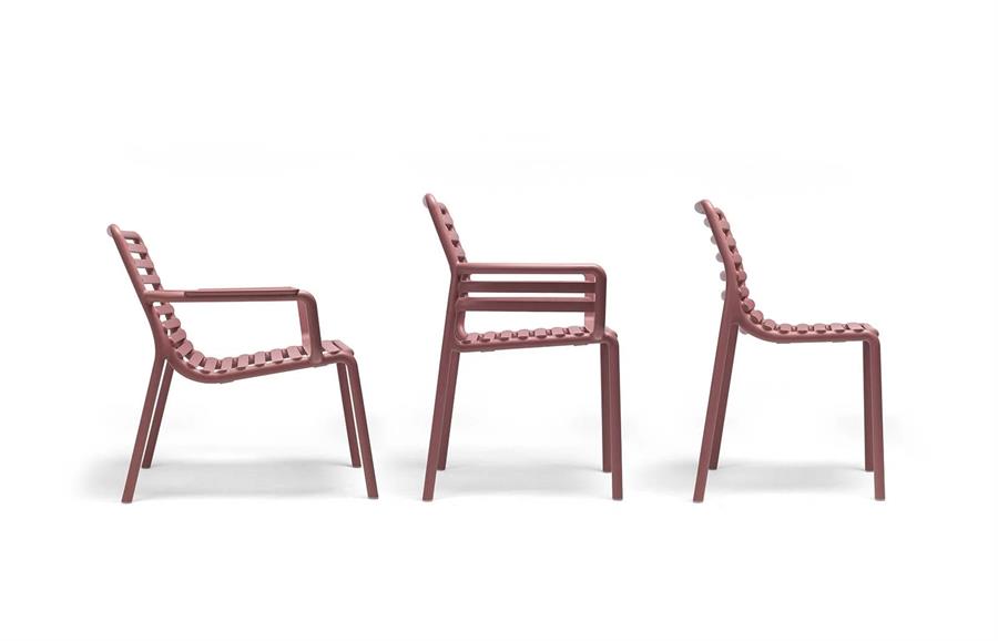 SEDIA DOGA ARMCHAIR CM.60X57X84 MARSALA-en