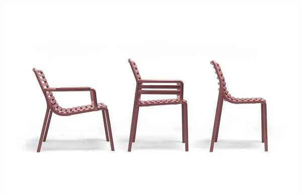 SEDIA DOGA ARMCHAIR CM.60X57X84 MARSALA-en