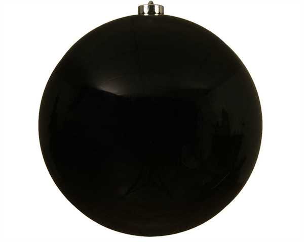 PALLINA NATALE PLASTICA DIA20CM BLACK