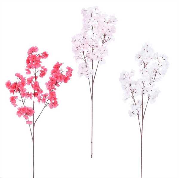 CHERRY BLOSSOM WHITE L. PINK D. PINK 3 ASSORTED - L107CM-en