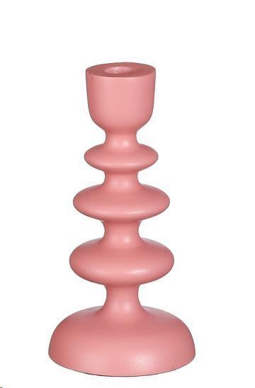 SALSA CANDLEHOLDER PINK - H20XD10CM-en