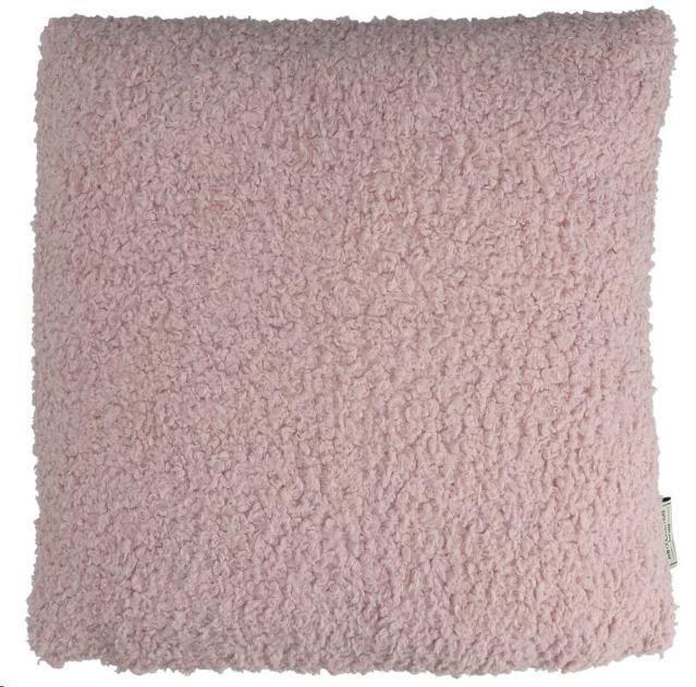 CUSHION TEDDY POLYESTER PINK 45X45CM-en