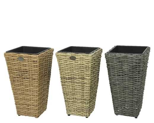 PLANTER WICKER L28.00-W28.00-H50.00CM ASSORTED-en