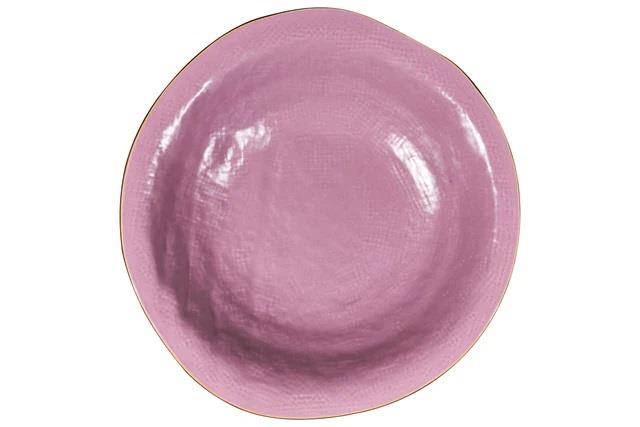 MEDITERRANEO-PIATTO FONDO ROSA D.24 CM-en