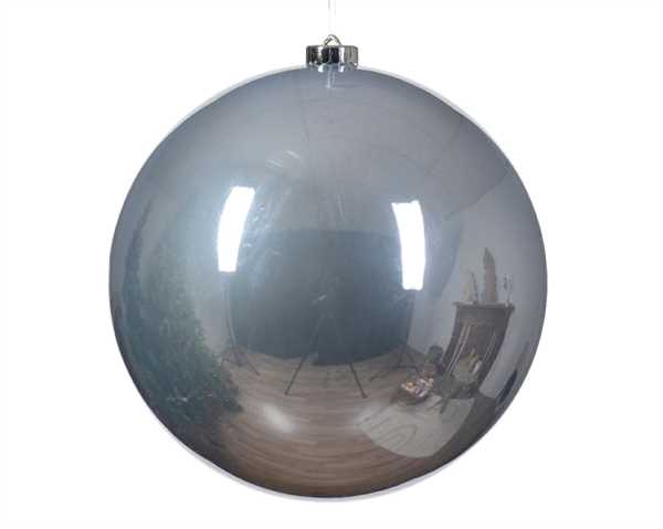 BAUBLES SHATTERPROOF DIA20CM HAZY BLUE-en