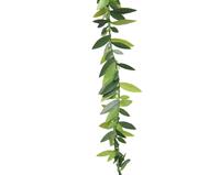 TINSEL GARLAND PVC LEAVES DIA1.50-L500.00CM GREEN-en