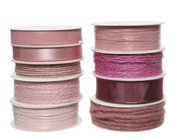 RIBBON POLYESTER L400.00-W0.50-H0.30CM PINK/COLOUR(S)-en