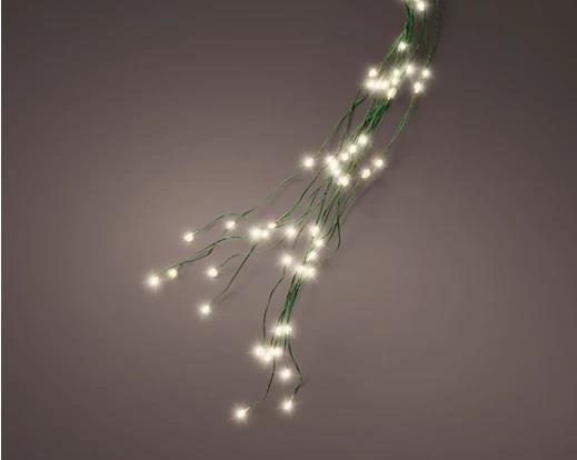 MICRO LED TREE BUNCH OUTDOOR 210CM-672L SILVER/WARM WHITE-en