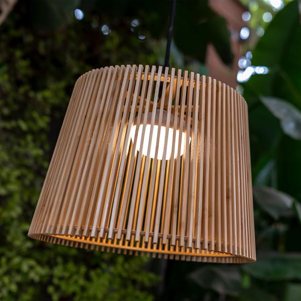 LAMPADA A SOSPENSIONE DA ESTERNO BAMBOO OKINAWA CM.Ø39XH28