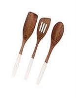 LIBECCIO SET 3 UTENSILI LEGNO SMALTATO-en