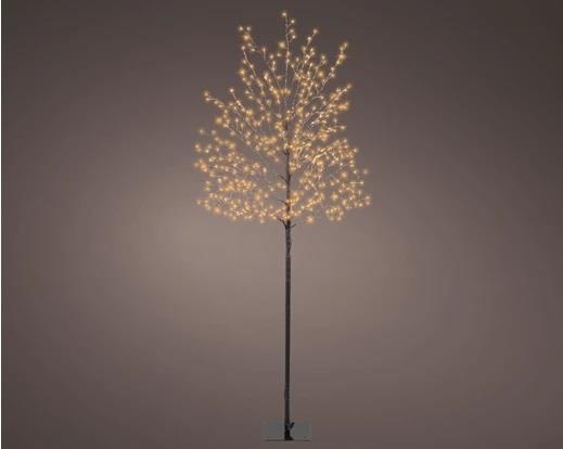 ALBERO RAMI NERO 480 MICROLED L.CLASSIC CM Ø30 H150