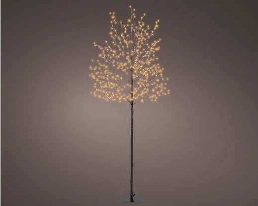 ALBERO RAMI NERO 480 MICROLED L.CLASSIC CM.D30X150H OUTDOOR