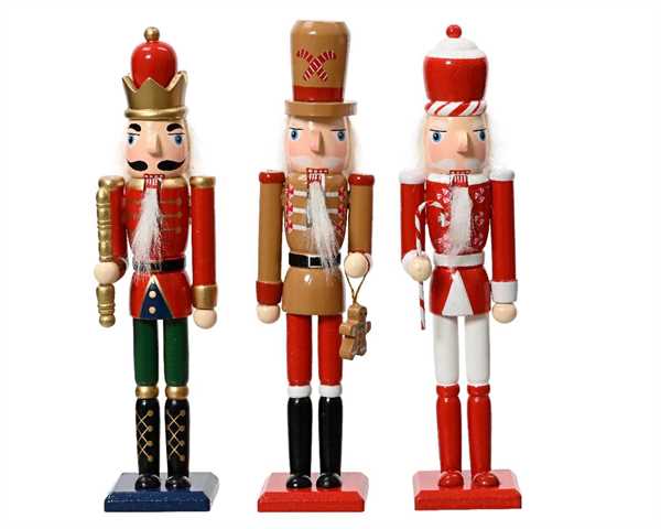 NUTCRACKER FIRWOOD L5-W4.50-H22CM RED