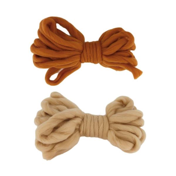 ROPE 3CMX300CM FABRIC BUNDLE 26X6X6CM CON 2 ORANGE MIX