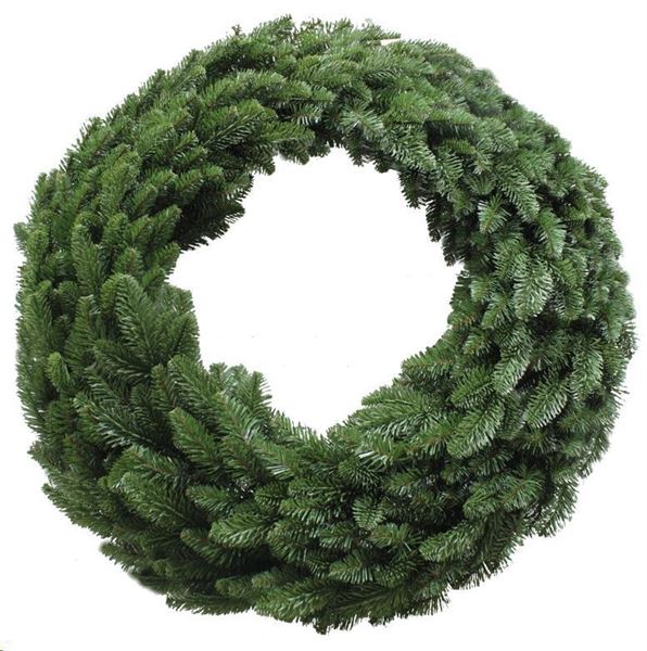 ABIES NORDMANN WREATH GREEN TIPS 410 - D90CM