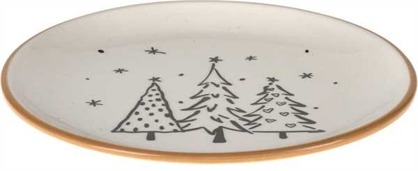 PIATTO CERAMICA ALBERO 20CM