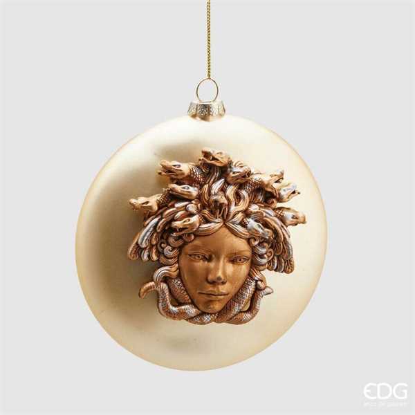 DECORO MEDAGL.MEDUSA VETRO D12 ORO