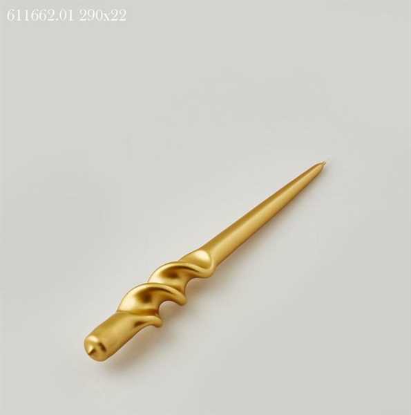 CANDELA TWIST H.29 CM. ORO