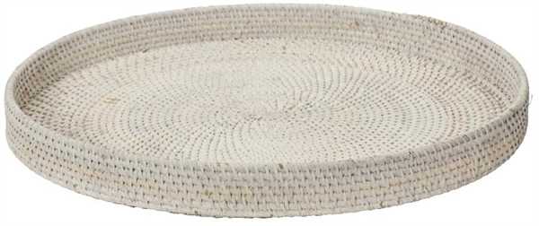 VASOIO RATTAN D.CM.50 BIANCO