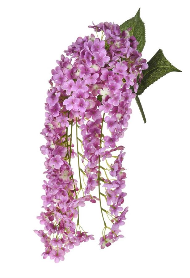 PENDENTE FIORI PURPLE 64 CM.