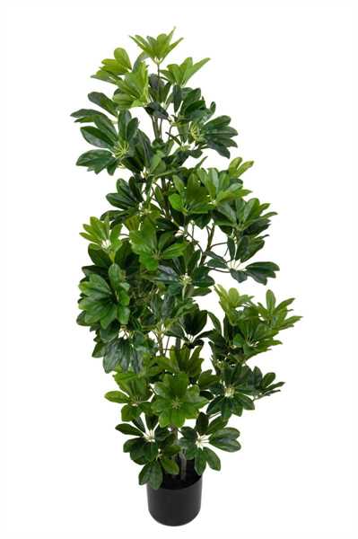 SCHEFFLERA REAL TOUCH VERDE IN VASO 115 CM.