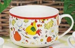 TAZZA COLAZIONE 4 STAGIONI NEW BONE CHINA CM.D12,5X9H