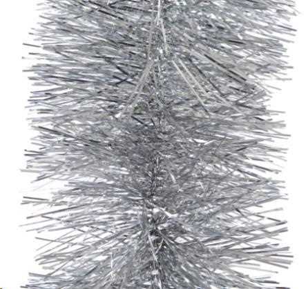 GHIRLANDA TINSEL NATALE PVC CM Ø20 H270 SILVER