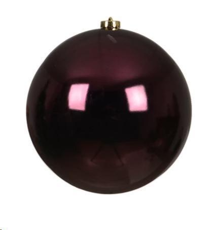 PALLINA DI NATALE PLASTICA DIA20CM DARK MAUVE